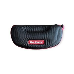 RECSPECS case hard black red  6x3"